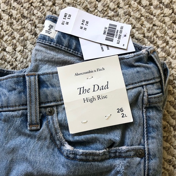 Abercrombie & Fitch High Rise Dad Jeans - Picture 10 of 14